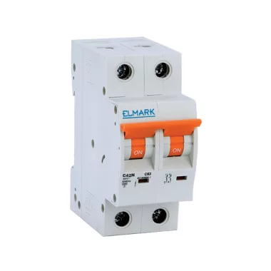 ELMARK 41677C KISMEGSZAKÍTÓ C42N 50A 2P 4.5kA , C KARAKTERISZTIKA
