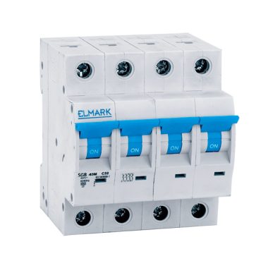 ELMARK 41810C KISMEGSZAKÍTÓ C64N 10A 1P 6kA, B KARAKTERISZTIKA