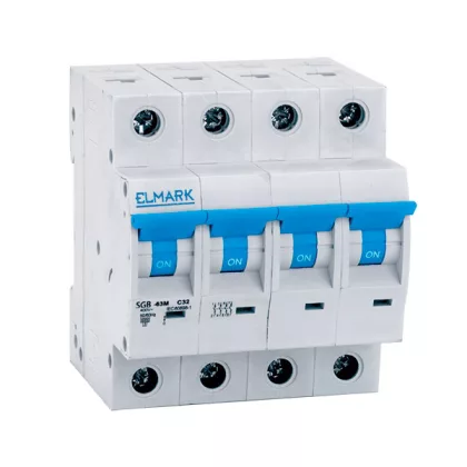   ELMARK 41820C KISMEGSZAKÍTÓ C64N 20A 1P 6kA , B KARAKTERISZTIKA