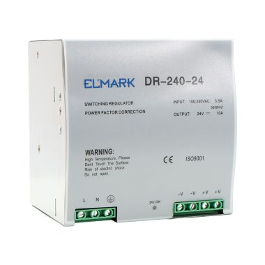 ELMARK 46DR12024 DR-120-24 POWER SUPPLY 24V OUTPUT VOLTAGE 120W