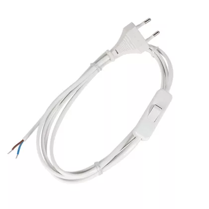   ELMARK 47007/WH TÁPKÁBEL H03VV-F 2G0,50MM? KAPCSOLÓVAL 3M FEHÉR