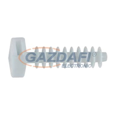 ELMARK 500044 KÁBELKÖTEGEL TARTÓ, d=6mm, fekete, 100db/csomag