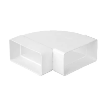   ELMARK 500218 EL02-405 HORIZONTÁLIS 90° FOKÚ KANYAR LAPOS CSATORNÁKHOZ 110x55