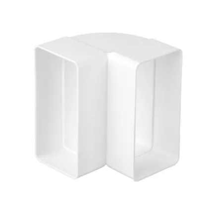   ELMARK 500220 EL02-406 VERTIKÁLIS 90° KANYAR LAPOS CSATORNÁKHOZ 110x55