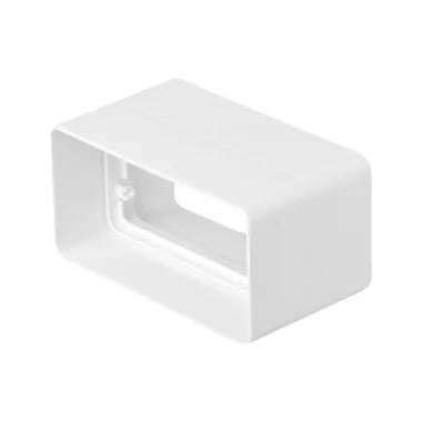 ELMARK 500228 EL02-411 PVC KAPCSOLÓ LAPOS CSATORNÁKHOZ 110x55MM