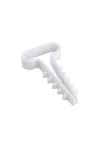 ELMARK 500434 Beüthet kábelkötegel tipli, 2x2.5/3x1.0mm2 lapos kábelekhez, fehér, 50db/csomag