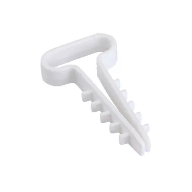ELMARK 500436 Beüthet kábelkötegel tipli, 2x4/2x6/3x1.5/3x2.5mm2 lapos kábelekhez, fehér, 50db/csomag