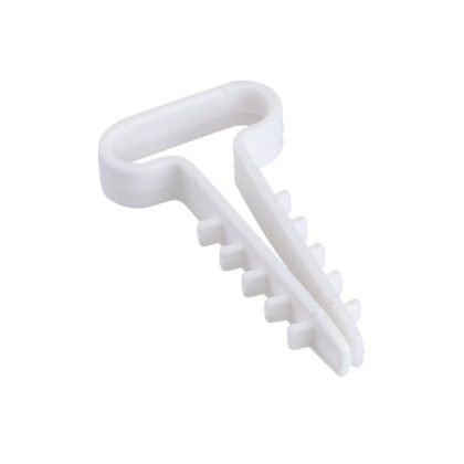 ELMARK 500436 Beüthet kábelkötegel tipli, 2x4/2x6/3x1.5/3x2.5mm2 lapos kábelekhez, fehér, 