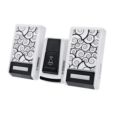 ELMARK 5015 Wireless Doorbell Set (1 Button + 2 Indoor) 220V, 65-85db, 36 Melodies, 80m Range