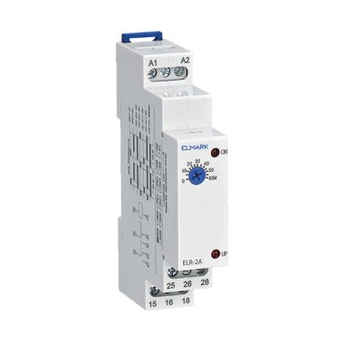 ELMARK 50151 ELR-2A RELÉ 24-240V AC/DC 1S-60MIN 2C-ON-KÉSLELTETÉS