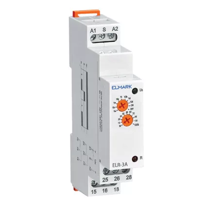   ELMARK 50153 ELR-3A RELÉ 12-240V AC/DC 0.1S-10 NAP 2C-KÉSLELTETÉS