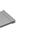 ELMARK 570013 END CAP FOR METAL CABLE TRAYS H:30 W:80 T:1.2