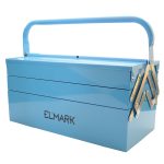 ELMARK 595119 VAS SZERSZÁMDOBOZ 404x200x150mm