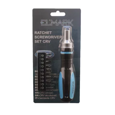 ELMARK 598111 11DB KATTANCSOS CSAVARHÚZÓ KÉSZLET, CRV