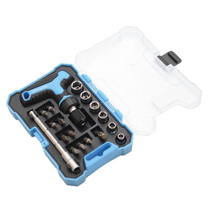   ELMARK 598114 18DB RÁHÚZÓ KULCS ÉS CSAVARHÚZÓ KÉSZLET CRV