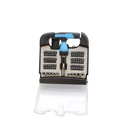   ELMARK 598115 48DB T-FOGANTYÚS RÁCSOS CSAVARHÚZÓ KÉSZLET CRV