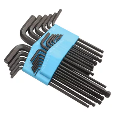 ELMARK 598251 25DB GOMBFEJ BELS HEXA KULCS KÉSZLET 1.27-10mm