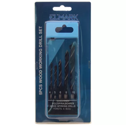 ELMARK 598370 5PCS WOOD WORKING DRILL SET