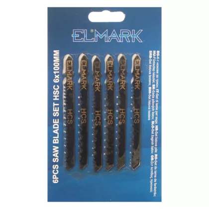 ELMARK 598436 6DB FRÉSZLAP SZETT HSC 6x100mm