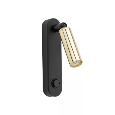 ELMARK 6623 FALI LÁMPA ENZO 6623 1XG9 FEKETE/ARANY