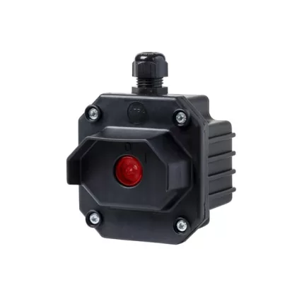 ELMARK 720007R DOBOZ 1 PIROS LED JELZVEL 1 BEJÁRATTA, IP65