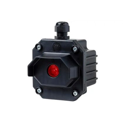   ELMARK 720008R DOBOZ 1 PIROS FÉNYJELZVEL 2 BEJÁRATTAL, IP65