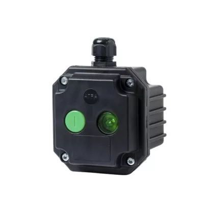   ELMARK 720018 DOBOZ PL- 1 START/1 FÉNYJELZ FEHÉR 2 BEJÁRAT IP65