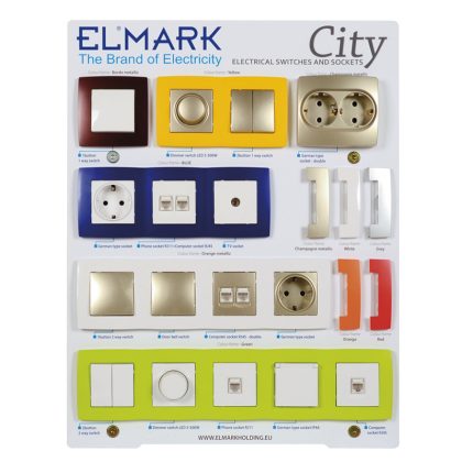 ELMARK 800005 CITY mintatábla