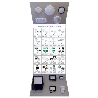   ELMARK 800523 HIRDETÉSI ÁLLVÁNY - 14 VÍZÁLLÓ ÉS ÁRVÍZ FÉNY