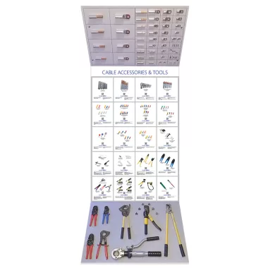 ELMARK 800534 HIRDETÉSI ÁLLVÁNY - 25 KÁBEL KIEGÉSZÍT ÉS ESZKÖZÖK