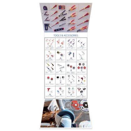   ELMARK 800535 REKLÁMÁLLVÁNY - 26 SZERSZÁM ÉS KIEGÉSZÍT