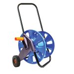 ELMARK 81237 EMPTY HOSE REEL FOR 30M 1/2 WHIT WHEELS, BLUE