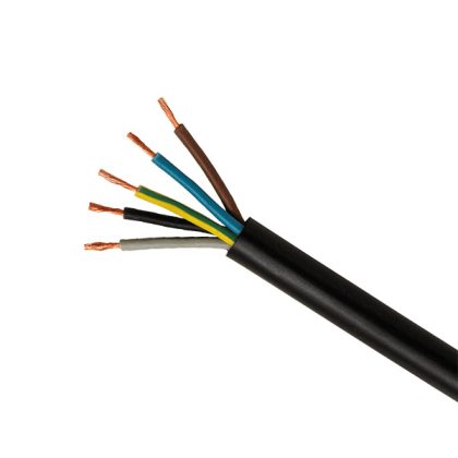 Cablu ELMARK 814022 H05RR-F 5x4mm2 negru Cablu ELMARK 814022 H05RR-F 5x4mm2 negru