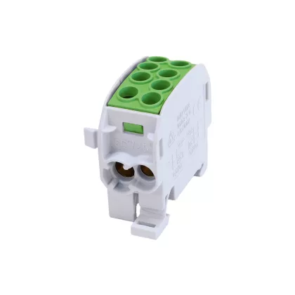   ELMARK 81504005 TERMINAL BLOCK FOR DIN RAIL 4X25MM2/4X35MM2, GREEN