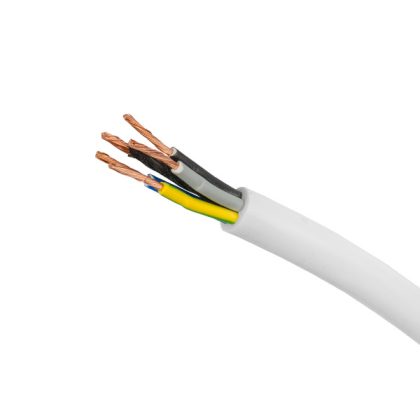 ELMARK 821027 H05VV-F 5x2,5mm2 fehér kábel