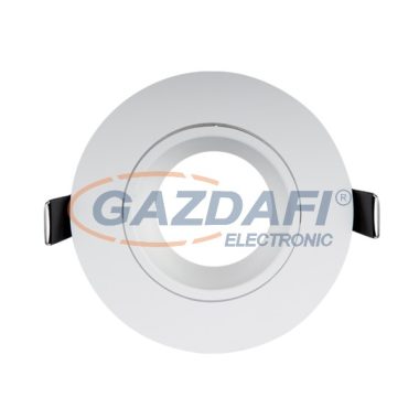 ELMARK 89149 Süllyesztett Kerek spot lámpatest, 12V, max. 20W, fehér, manyag, d=93mm, A++-E