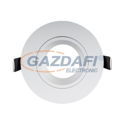   ELMARK 89149 Süllyesztett Kerek spot lámpatest, 12V, max. 20W, fehér, manyag, d=93mm, A++-E