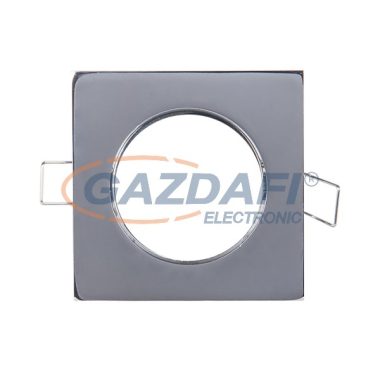ELMARK 89153 Süllyesztett szögletes spot lámpatest, 12V, max. 50W, króm, rozsdamentes acél, 85x85mm, A++-E