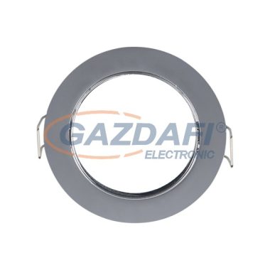 ELMARK 89155 Süllyesztett kerek spot lámpatest, 12V, max. 50W, króm, rozsdamentes acél, d=80mm, A++-E