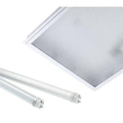   ELMARK 89ROM460 "RILA" Mennyezeti lámpa, 4x10W OM, VVG eltét, 600x600mm, A++ - E