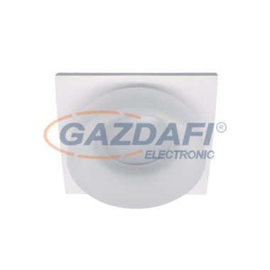 ELMARK 92045S1/WHFR SA-045/1 süllyesztett spot lámpa szögletes fehér/fehér IP20 12V Alumínium/Akril