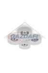 ELMARK 92045S4/WHFR SA-045/4 süllyesztett 4-es spot lámpa szögletes fehér/fehér IP20 12V Alumínium/Akril