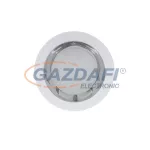   ELMARK 92103LEDW/W "GL103" süllyesztett mélysugárzó szett két LED rúddal, E27, 2x9W, 230V, 1500lm, 4000K, fehér, IP44, d=190mm, A++ - A