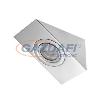 ELMARK 92155/CH "SIM-155" falon kívüli hidegtükrös spot lámpatest, G4, JC, 20W, 12V, króm, 72x132x85mm, A++-E