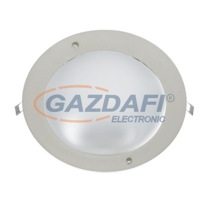   ELMARK 92203LEDWW/SN "GL203E" süllyesztett mélysugárzó szett két LED rúddal, E27, 2x9W, 230V, 2x750lm, 2700K, szatén nikkel, IP44, d=235mm, A++ - A, 30000h