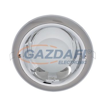 ELMARK 92206LEDWW/SH "GL206E" süllyesztett mélysugárzó szett két LED rúddal, E27, 2x9W, 230V, 2x750lm, 2700K, szatén nikkel/króm, IP44, d=225mm, A++ - A, 30000h