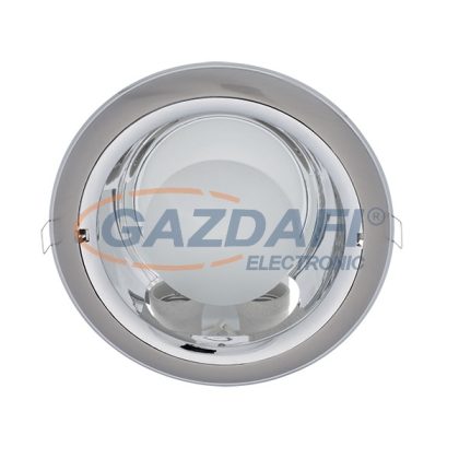   ELMARK 92206LEDWW/SH "GL206E" süllyesztett mélysugárzó szett két LED rúddal, E27, 2x9W, 230V, 2x750lm, 2700K, szatén nikkel/króm, IP44, d=225mm, A++ - A, 30000h