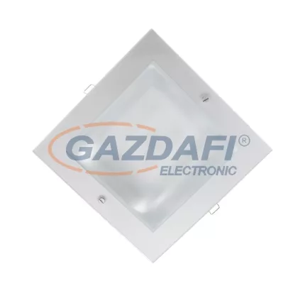   ELMARK 92211LEDWW/W "GL211E" süllyesztett mélysugárzó szett két LED rúddal, E27, 2x9W, 230V, 2x750lm, 2700K, fehér, IP44, d=230mm, A++ - A, 30000h