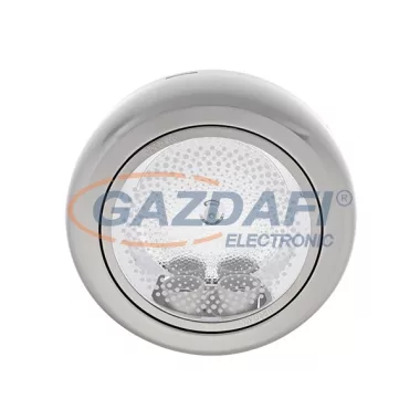 ELMARK 92213LEDWW/SN "GL213E" süllyesztett mélysugárzó szett két LED rúddal, E27, 2x9W, 230V, 2x750lm, 2700K, szatén nikkel, IP44, d=266mm, A++ - A, 30000h