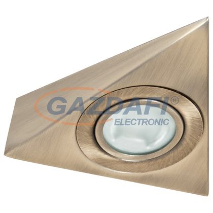   ELMARK 92255/AB "SIM-255" falon kívüli hidegtükrös spot lámpatest, G4, JC, 20W, 12V, antik réz, 130x130x40mm, A++-E